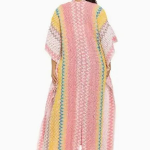 Boho Chic Chevron knit Kimono one size fit most - Picture 9 of 10